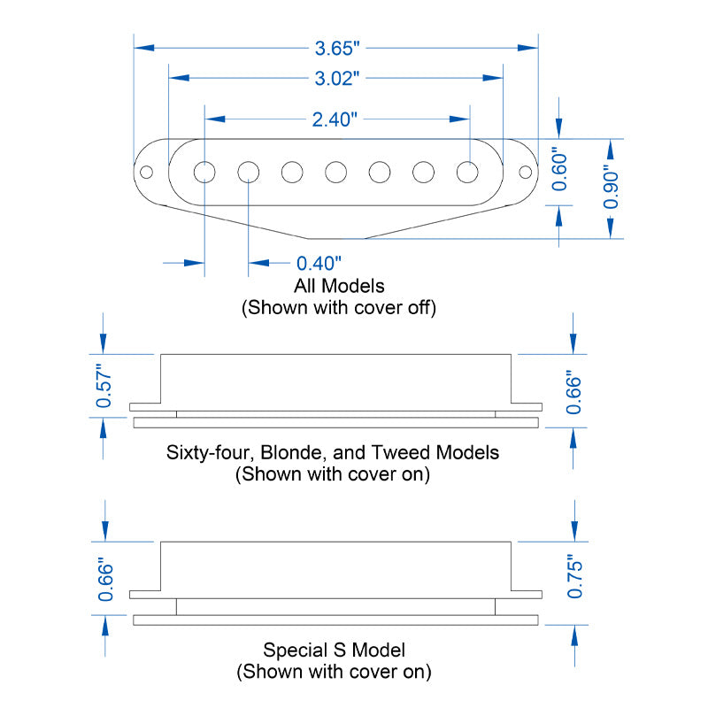 Lollar 7-String Set for Stratocaster