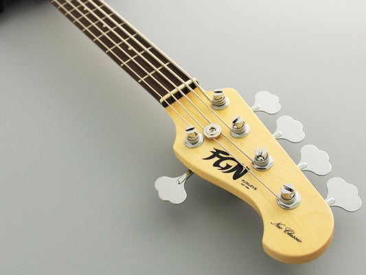 FGN NJB100RAL-3TS Jazz Bass — closeup details