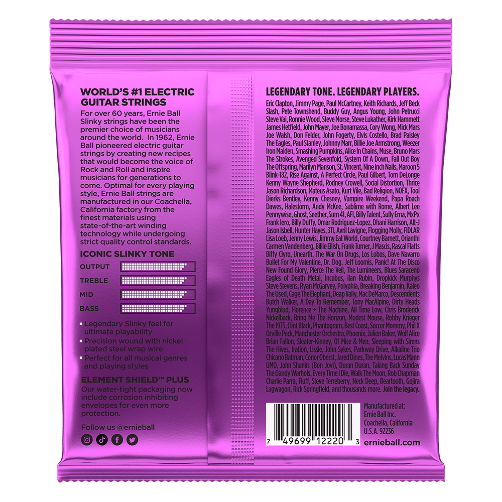 Ernie Ball Power Slinky Nickel Wound 11-48 Electric Guitar Strings