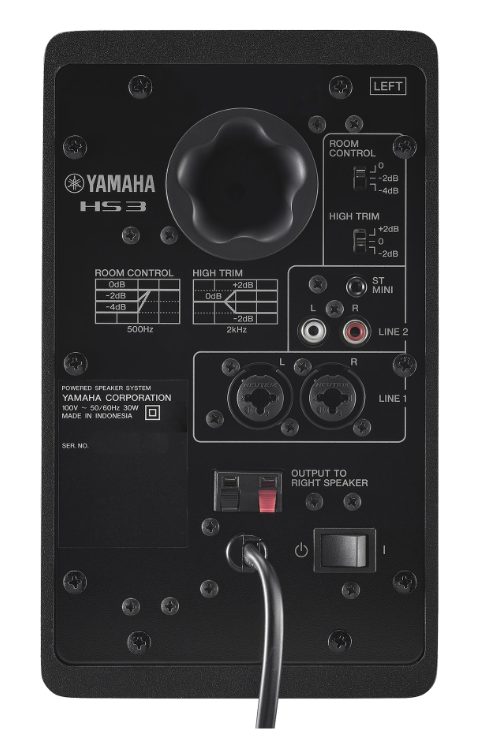 Yamaha HS3 Multimedia Desktop Monitors Black (MATCHED PAIR)