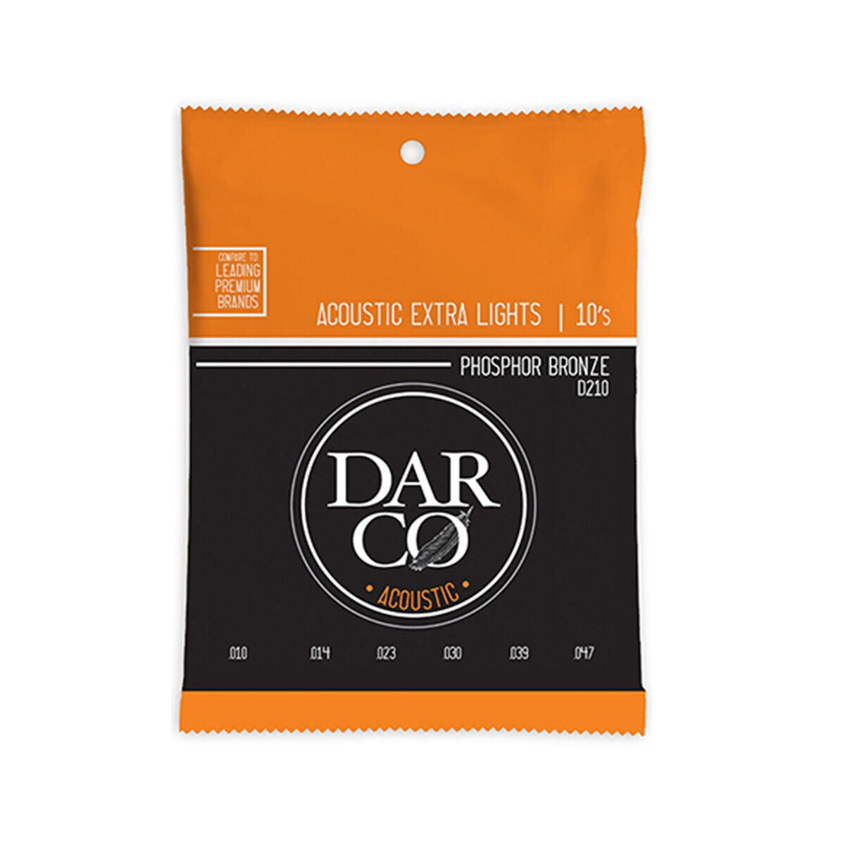 Darco by Martin D210 phosphor bronze acoustic strings pack