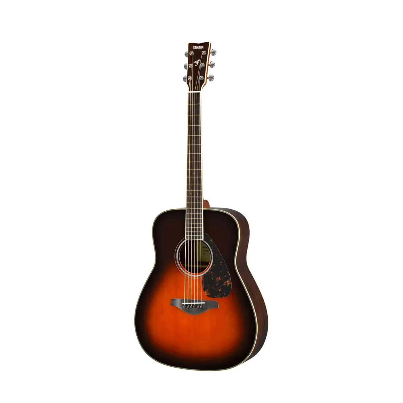 Yamaha FG830 Solid Top Acoustic Guitar Tobacco Brown Sunburst