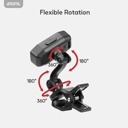 Aroma AT-790 Rechargeable Clip-On Chromatic Tuner