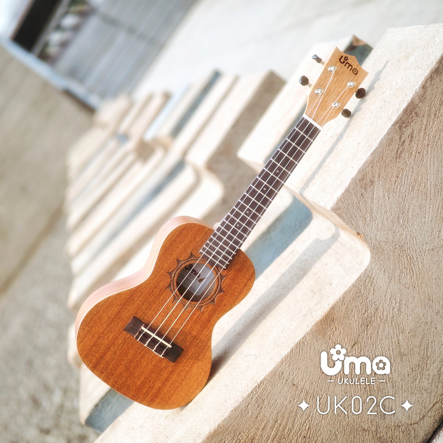 UMA UK02 Spruce/Sapele Tenor Ukulele