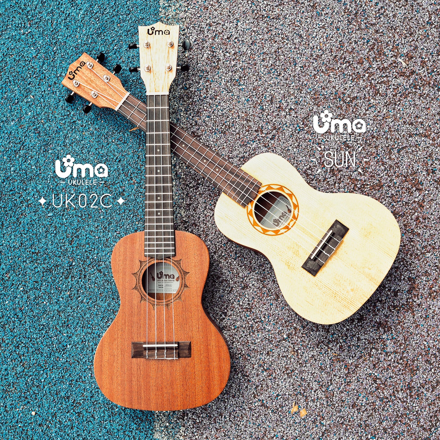 UMA UK02 Spruce/Sapele Tenor Ukulele