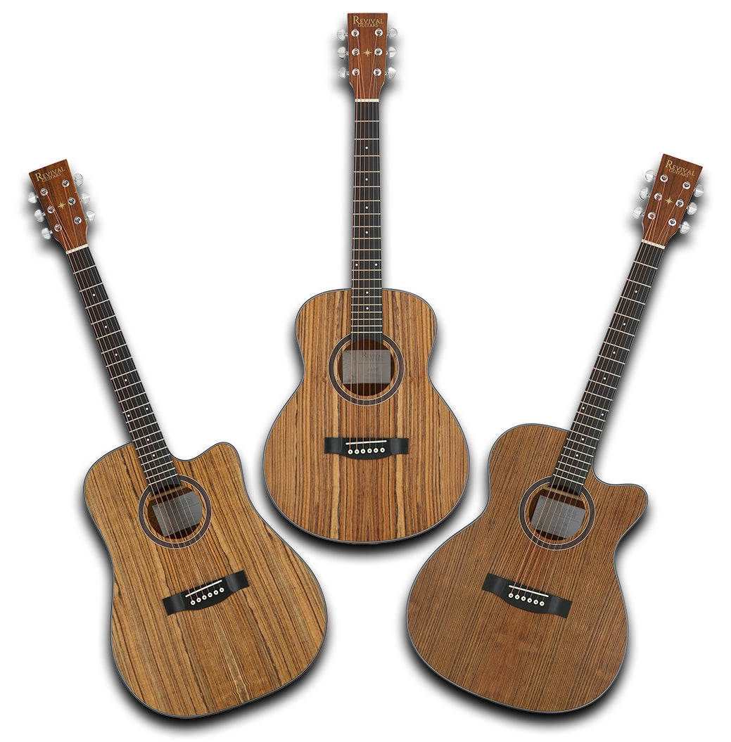 Revival Guitars M10 Walnut Body Travel Size Acoustic Guitar