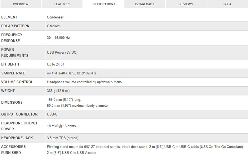 atr2500xusb_specs