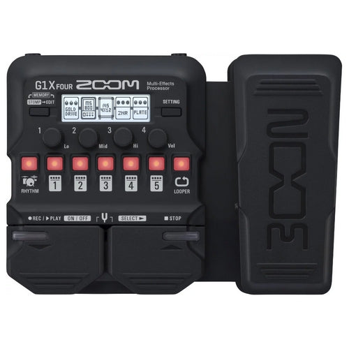 ギター Zoom g1xfour Zoom G1X FOUR Multi Effects Processor with Expression Pedal