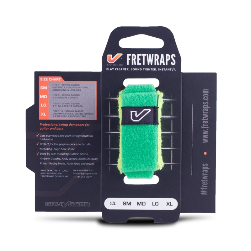 Gruv Gear Fretwrap Leaf/Green Single (Small)