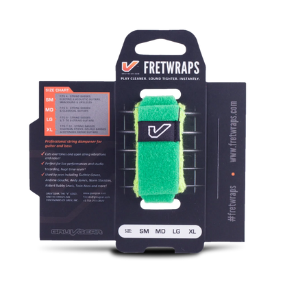 Gruv Gear Fretwrap Leaf/Green Single (Small)
