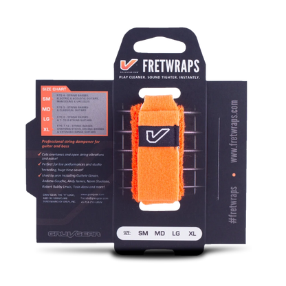 Gruv Gear Fretwrap Flare/Orange Single (Medium)
