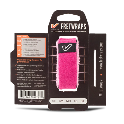 Gruv Gear Fretwrap Puff/Pink Single (Medium)