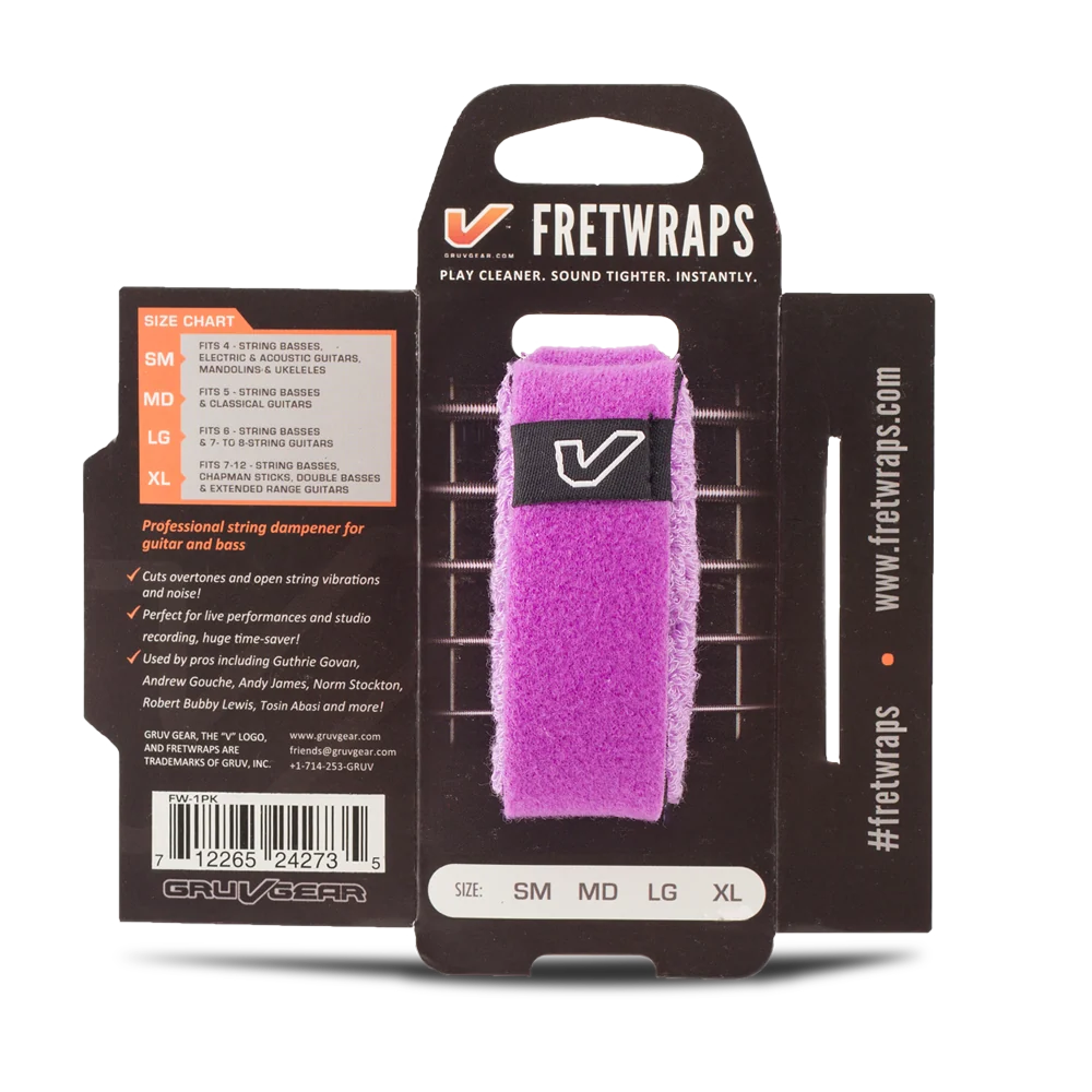 Gruv Gear Fretwrap Gem/Purple Single (Small)