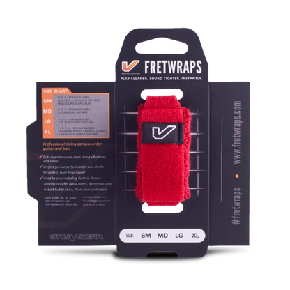 Gruv Gear Fretwrap Fire/Red Single (Medium)