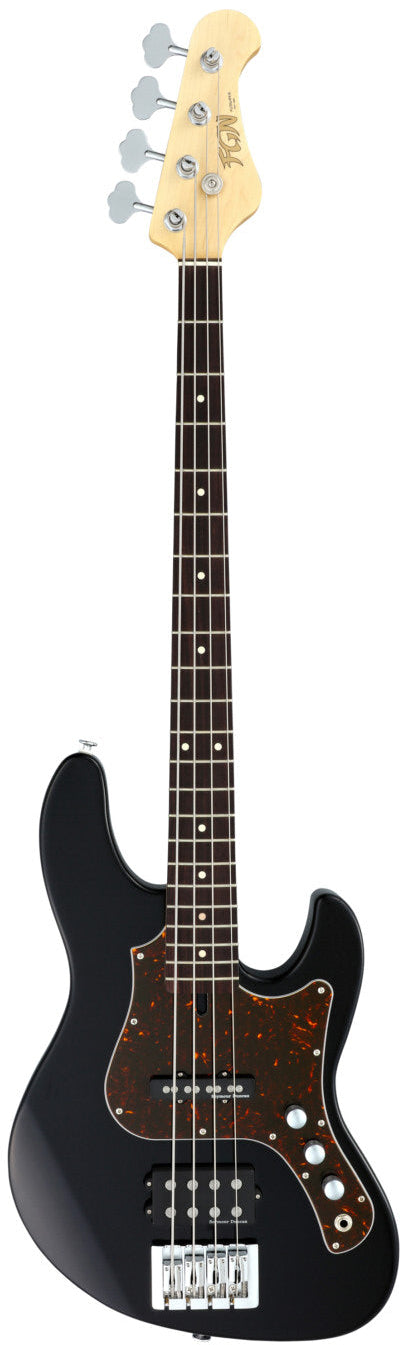 FGN Fujigen J-Standard JMJ2ALR Mighty Jazz 4-String Bass Black (Made in Japan)