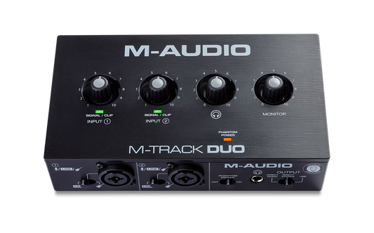 M-Audio M-Track Duo 2-Channel USB Audio Interface