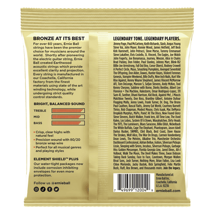 Ernie Ball Earthwood 80/20 Bronze Light 11-52 Acoustic Guitar Strings