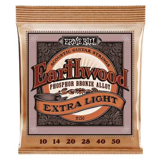 Ernie Ball Earthwood Phosphor Bronze Extra Light 10-50 Acoustic Guitar Strings