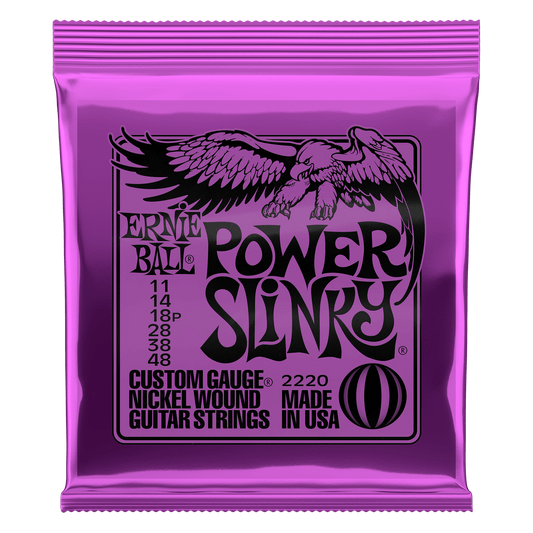 Ernie Ball Power Slinky Nickel Wound 11-48 Electric Guitar Strings