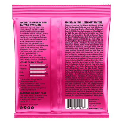 Ernie Ball Super Slinky Nickel Wound 9-42 Electric Guitar Strings