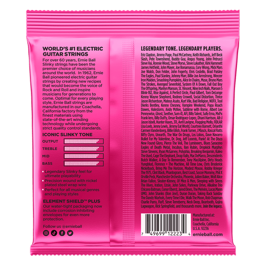 Ernie Ball Super Slinky Nickel Wound 9-42 Electric Guitar Strings