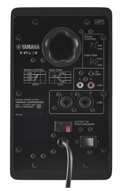 Yamaha HS4 Multimedia Desktop Monitors Black (MATCHED PAIR)