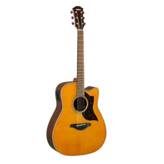 Yamaha A1M Dreadnought Cutaway Electro Acoustic Vintage Natural