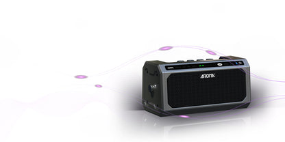 Aroma TG-08B portable bass amplifier, front view