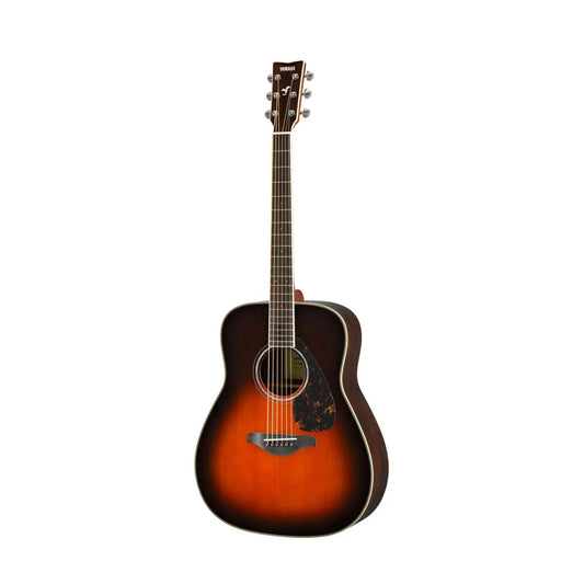 Yamaha FG830 Solid Top Acoustic Guitar Tobacco Brown Sunburst