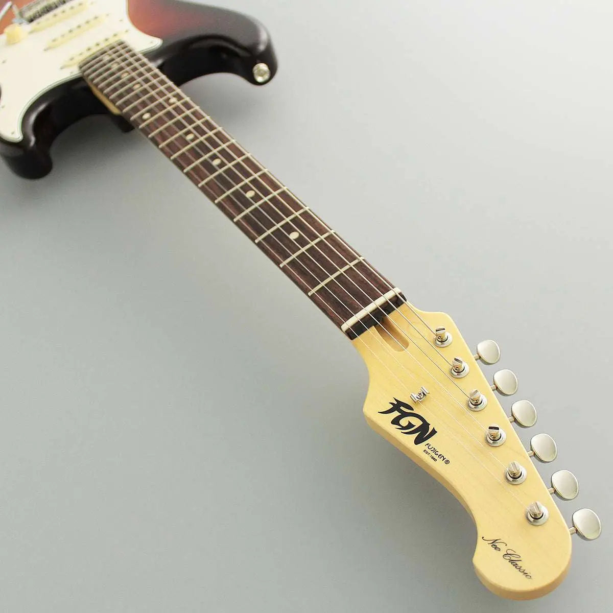 FGN NST200RAL-VSB closeup — pickups