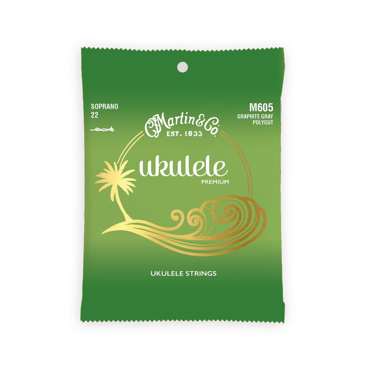 Martin Polygut ukulele strings pack