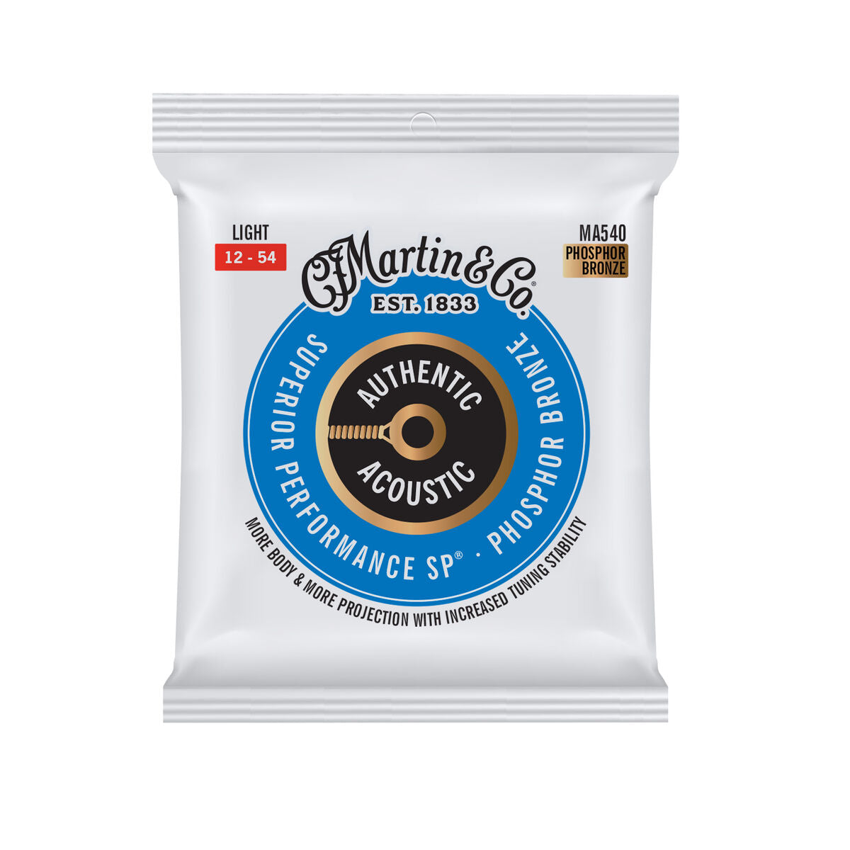 Martin Authentic Acoustic SP phosphor bronze strings pack