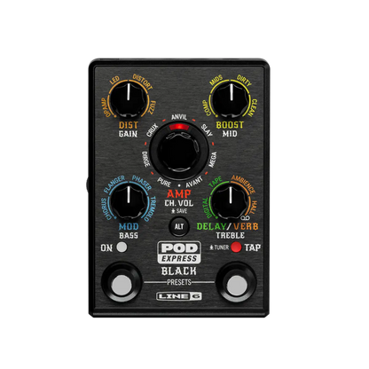 Line 6 POD Express Black Guitar Amp and Effects Processor – Sound Line 6 POD Express Black Guitar Amp and Effects Processor – Sound