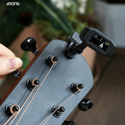 Aroma AT-790 Rechargeable Clip-On Chromatic Tuner
