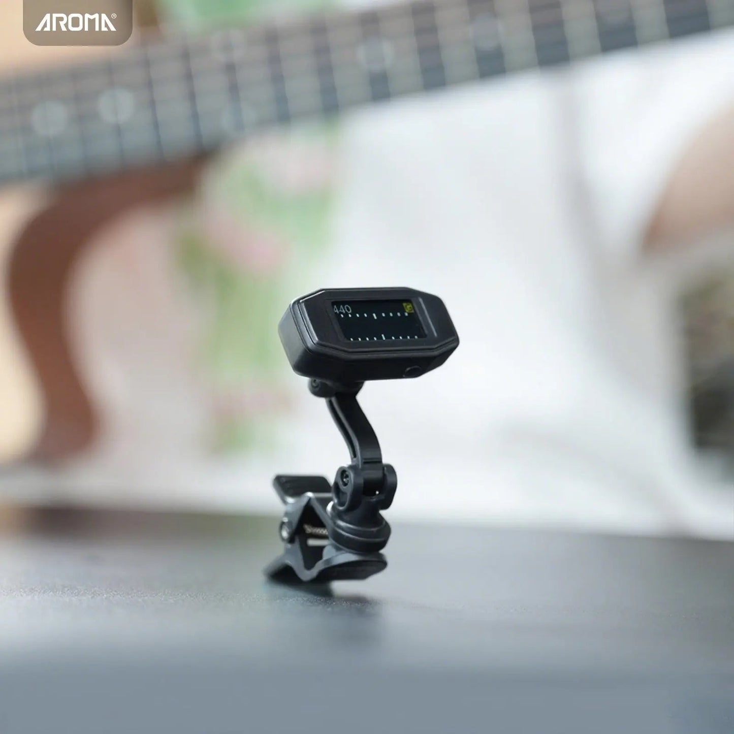 Aroma AT-790 Rechargeable Clip-On Chromatic Tuner