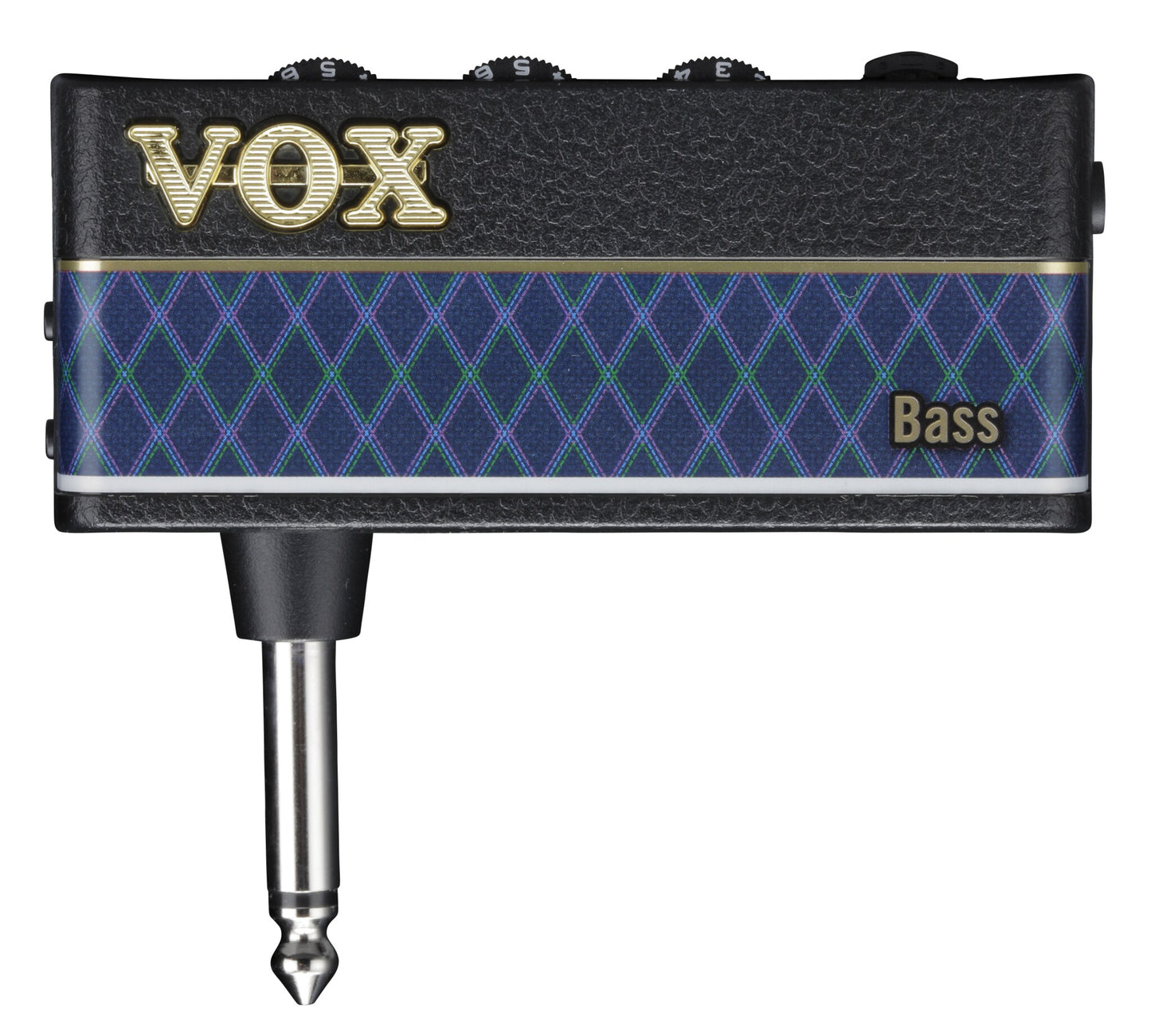 Vox amPlug 3 Bass headphone amplifier, front controls