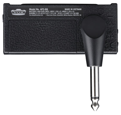 Vox amPlug 3 Boutique headphone amplifier, rear view