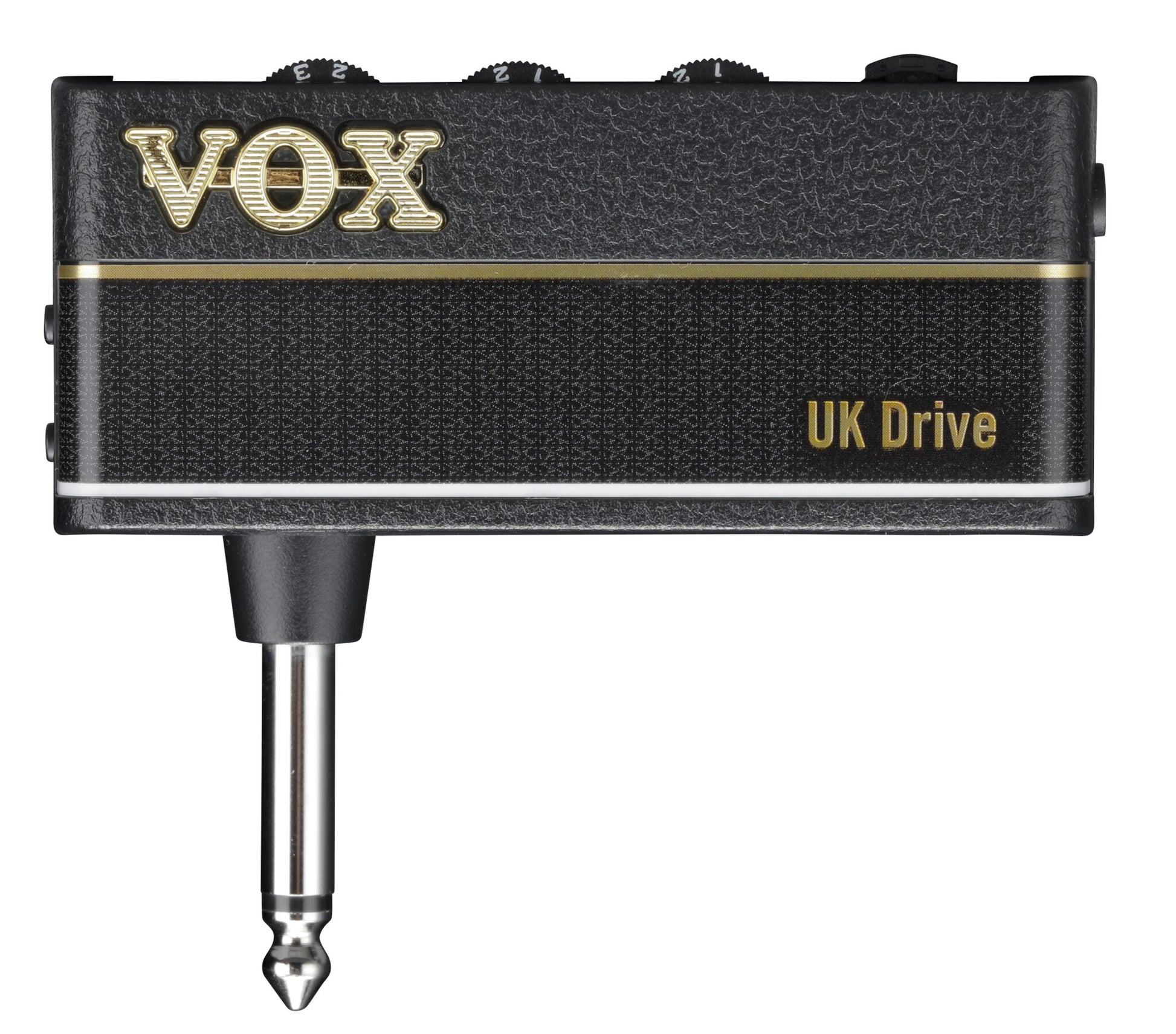 Vox amPlug 3 UK Drive headphone amplifier, front controls
