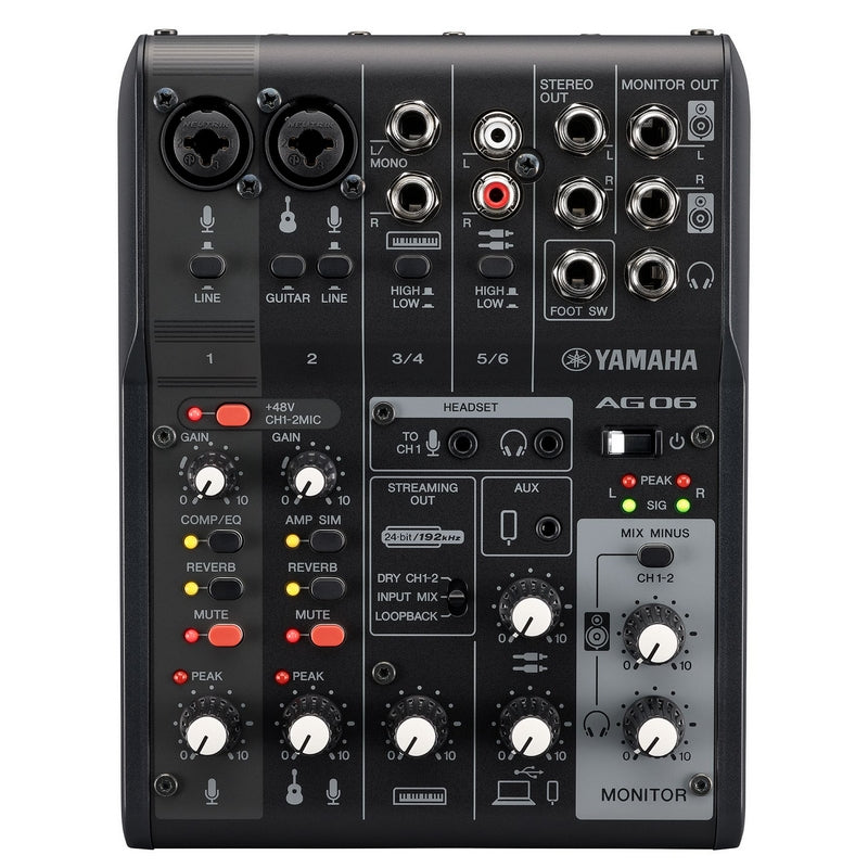 Yamaha AG06 MK2 (Black)