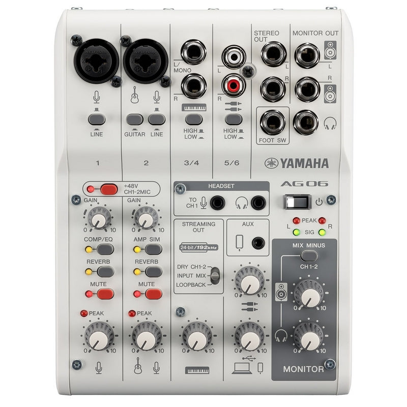 Yamaha AG06 MK2 (White)