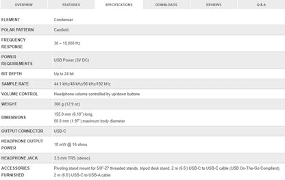 atr2500xusb_specs