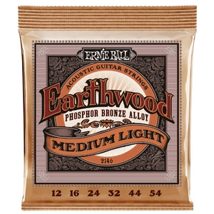 Ernie Ball Earthwood Phosphor Bronze Medium Light 12-54
